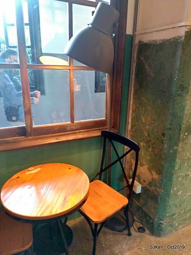 Coffee shop at the Songshan Cultural and Creative Park , Taipei, Taiwan, SJKen,  Oct, 2019
