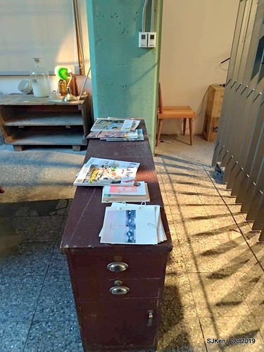 Coffee shop at the Songshan Cultural and Creative Park , Taipei, Taiwan, SJKen,  Oct, 2019