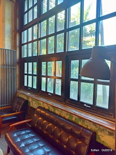 Coffee shop at the Songshan Cultural and Creative Park , Taipei, Taiwan, SJKen,  Oct, 2019