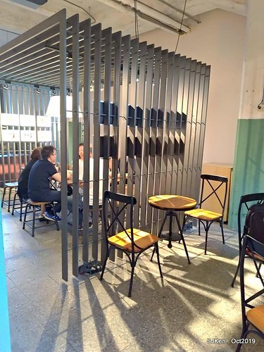 Coffee shop at the Songshan Cultural and Creative Park , Taipei, Taiwan, SJKen,  Oct, 2019