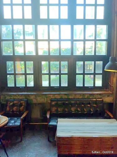 Coffee shop at the Songshan Cultural and Creative Park , Taipei, Taiwan, SJKen,  Oct, 2019