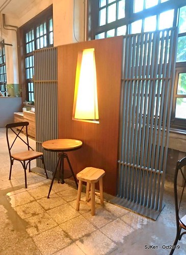 Coffee shop at the Songshan Cultural and Creative Park , Taipei, Taiwan, SJKen,  Oct, 2019
