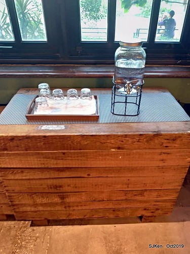 Coffee shop at the Songshan Cultural and Creative Park , Taipei, Taiwan, SJKen,  Oct, 2019