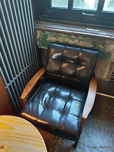 Coffee shop at the Songshan Cultural and Creative Park , Taipei, Taiwan, SJKen,  Oct, 2019