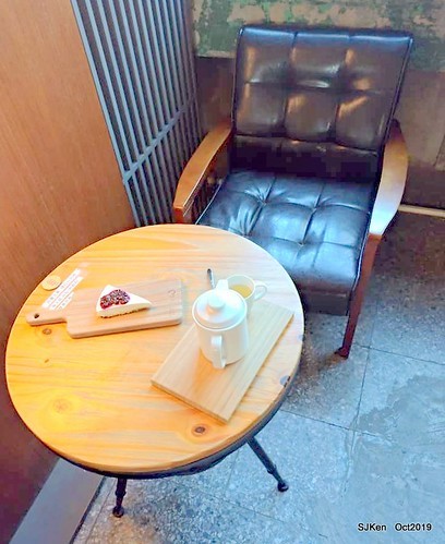 Coffee shop at the Songshan Cultural and Creative Park , Taipei, Taiwan, SJKen,  Oct, 2019