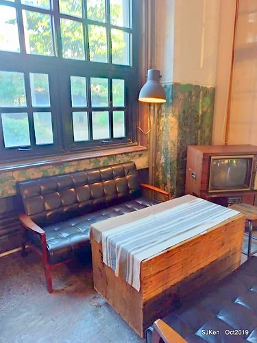 Coffee shop at the Songshan Cultural and Creative Park , Taipei, Taiwan, SJKen,  Oct, 2019