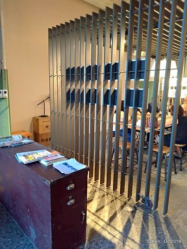 Coffee shop at the Songshan Cultural and Creative Park , Taipei, Taiwan, SJKen,  Oct, 2019