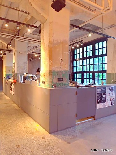 Coffee shop at the Songshan Cultural and Creative Park , Taipei, Taiwan, SJKen,  Oct, 2019