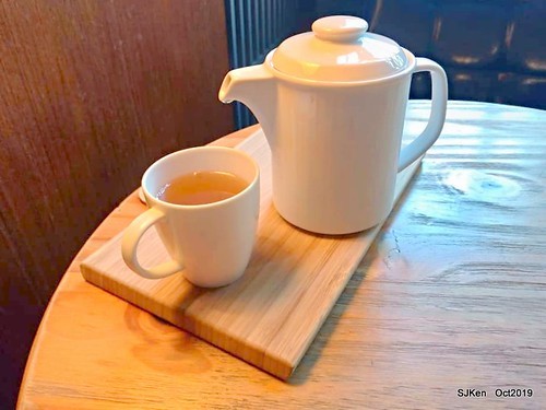 Coffee shop at the Songshan Cultural and Creative Park , Taipei, Taiwan, SJKen,  Oct, 2019