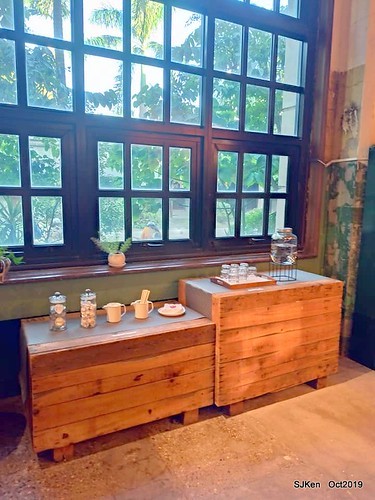 Coffee shop at the Songshan Cultural and Creative Park , Taipei, Taiwan, SJKen,  Oct, 2019