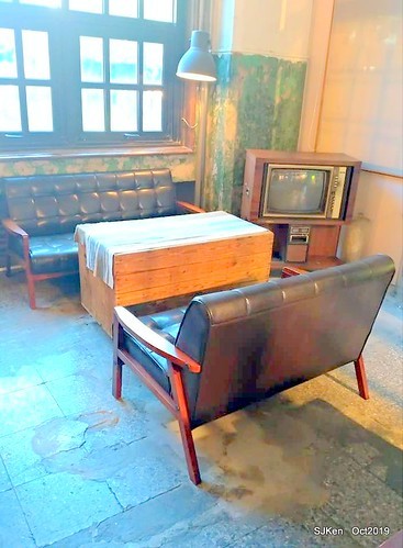 Coffee shop at the Songshan Cultural and Creative Park , Taipei, Taiwan, SJKen,  Oct, 2019