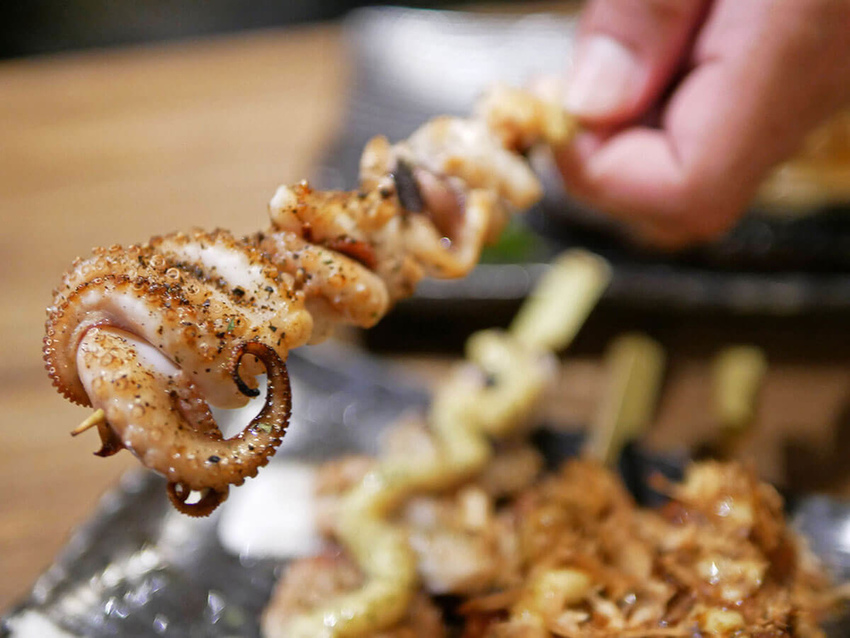 武侍酒居酒屋_串燒_鹽烤章魚串_213424.JPG