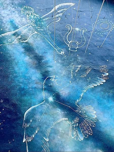 藍晒圖文創園區：由舊宿舍改建而成的文創街區-彩繪牆面2