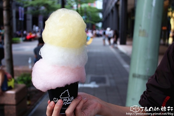 GLAMAIR：【台北】GLAM AIR--浪漫彩虹棉花糖和濃郁香蕉霜淇淋~