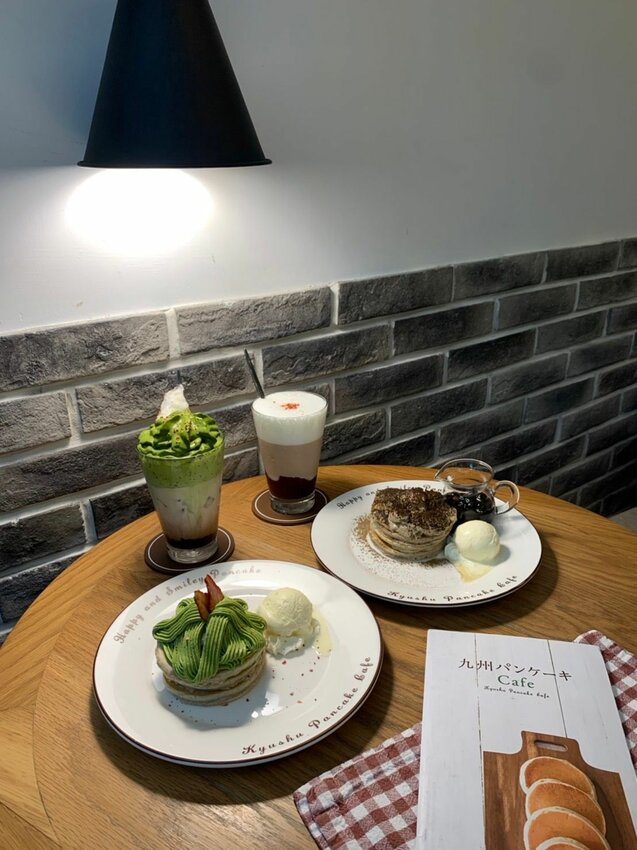 民生社區美食|抹茶控必吃!九州鬆餅 一期一會。和茶祭り 超濃郁京都抹茶黑芝麻鬆餅