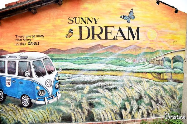 【台南。景點】大內區 / 大內龍貓公車站,獨特彩繪村,IG拍照景點