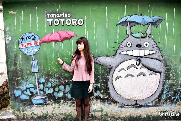 【台南。景點】大內區 / 大內龍貓公車站,獨特彩繪村,IG拍照景點