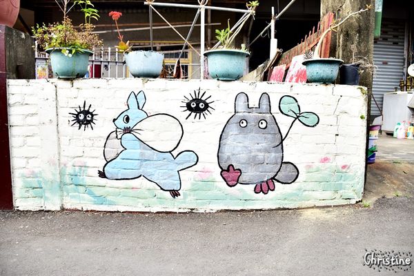 【台南。景點】大內區 / 大內龍貓公車站,獨特彩繪村,IG拍照景點