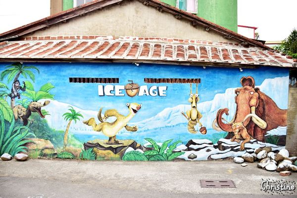 【台南。景點】大內區 / 大內龍貓公車站,獨特彩繪村,IG拍照景點