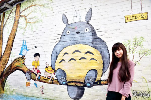 【台南。景點】大內區 / 大內龍貓公車站,獨特彩繪村,IG拍照景點