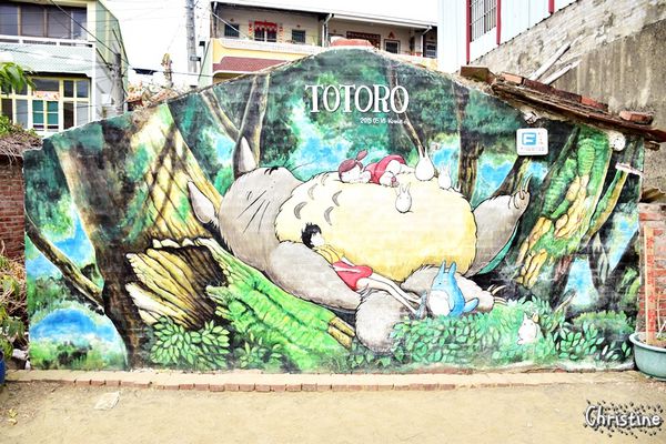 【台南。景點】大內區 / 大內龍貓公車站,獨特彩繪村,IG拍照景點