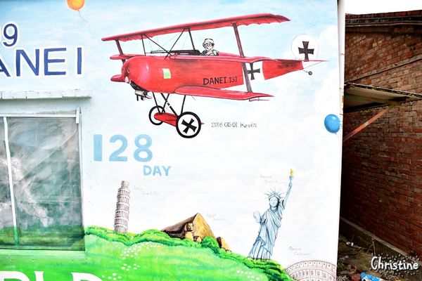 【台南。景點】大內區 / 大內龍貓公車站,獨特彩繪村,IG拍照景點