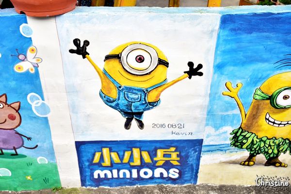 【台南。景點】大內區 / 大內龍貓公車站,獨特彩繪村,IG拍照景點