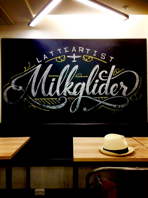 【松山區/中山國中站】Milkglider Latteart- 牛奶滑翔機 冠軍拉花達人