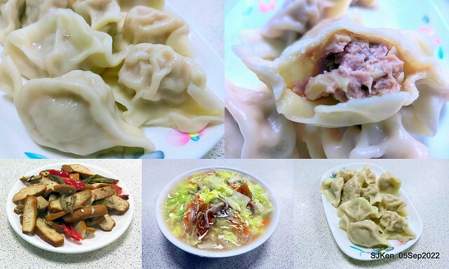 (南港美食)「山東餃子館」(Pork-chives dumpling , Big Braised Noodles store), Taipei, Taiwan, Sep 5, 2022.