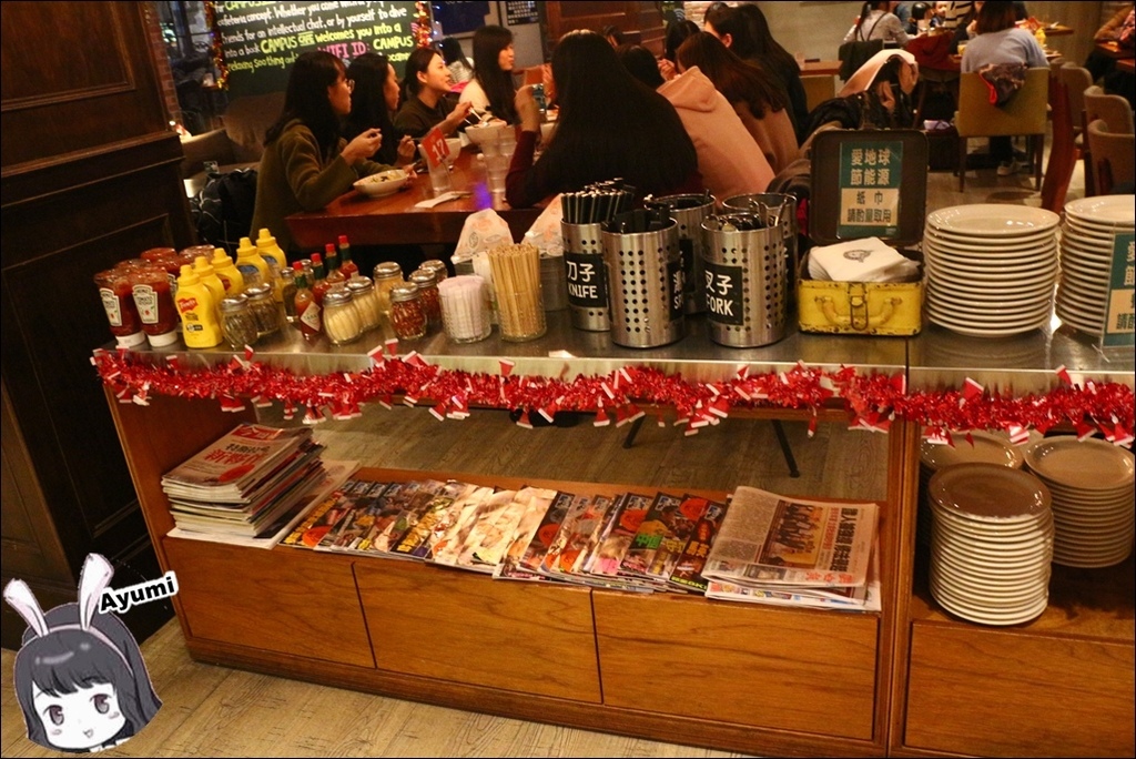 CAMPUS CAFE(忠孝店):『愛評體驗團』►台北大安區◄深受學生以及藝人喜愛的美式風格餐廳之CAMPUS CAFE-忠孝店