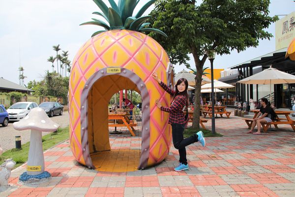 桂花田糕點主題休閒園區:【南投市景點】桂花田鳳梨主題休閒園區~胡桃鉗娃娃兵彩繪貨櫃屋/咖啡.簡餐.下午茶