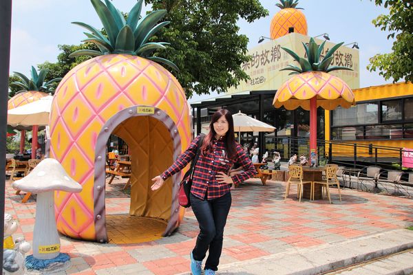 桂花田糕點主題休閒園區:【南投市景點】桂花田鳳梨主題休閒園區~胡桃鉗娃娃兵彩繪貨櫃屋/咖啡.簡餐.下午茶