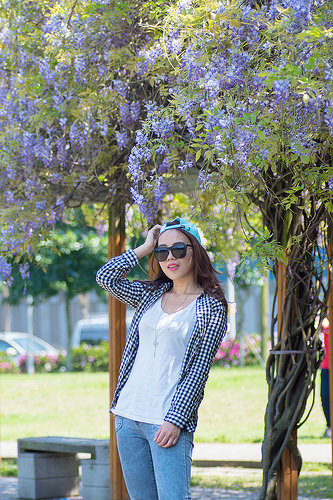 【桃園紫藤花景點】三月四月賞花 連假賞花去-桃園中壢的元生公園