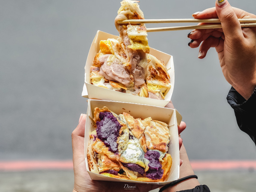 新北板橋|2個蛋早餐-多種創意手工蛋餅,飽到會打嗝