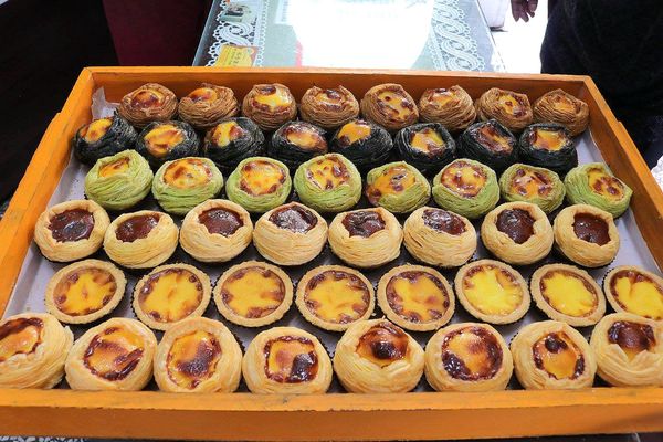 貝林古堡 葡式蛋塔:【彰化食記】貝林古堡葡式蛋塔/彰化埔心網路人氣團購甜點/口味眾多的葡式蛋塔搭配現沖咖啡好對味