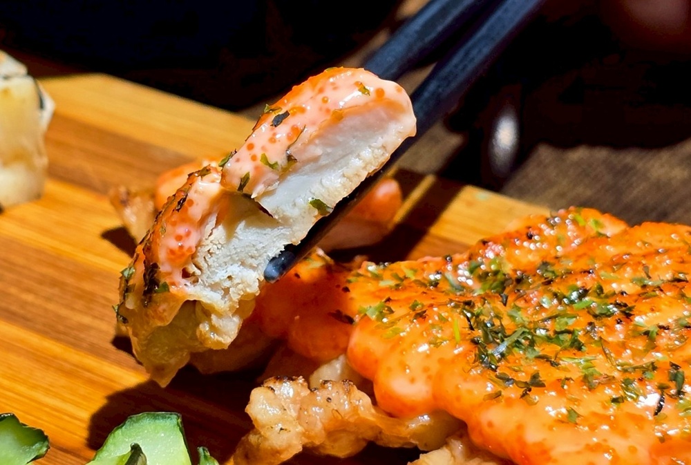 在地達人帶路!春花炭火串燒,日式氛圍,明太子串燒、嫩肩牛排,晚餐小酌的好去處!!