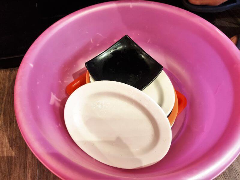 三好美平價火鍋 空盤子區