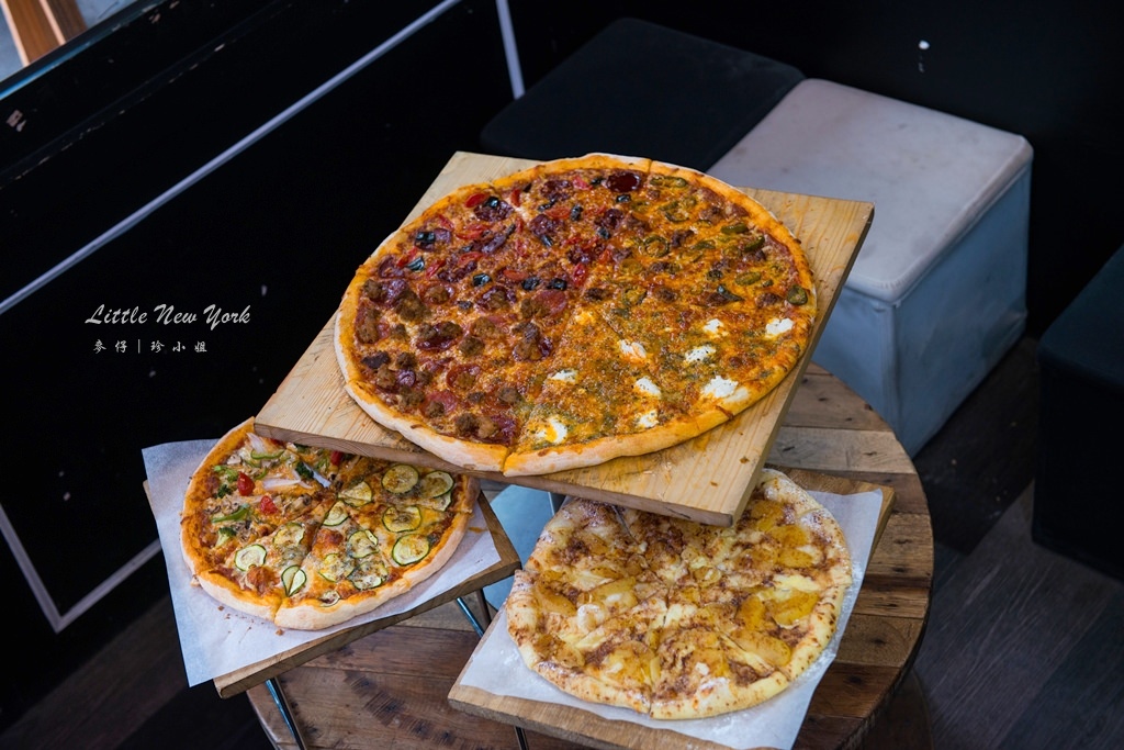 小紐約披薩Little New York~道地的美式靈魂,黃金比例麵皮耐人尋味!國父紀念館站美食推薦 - 麥仔の生活日記