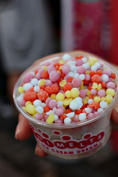 Mini Melts 粒粒冰淇淋、黑白巧克力 Mini Melts、棉花糖Mini Melts、彩虹世界Mini Melts、草莓牛奶冰淇淋Mini Melts、西門町漢中街