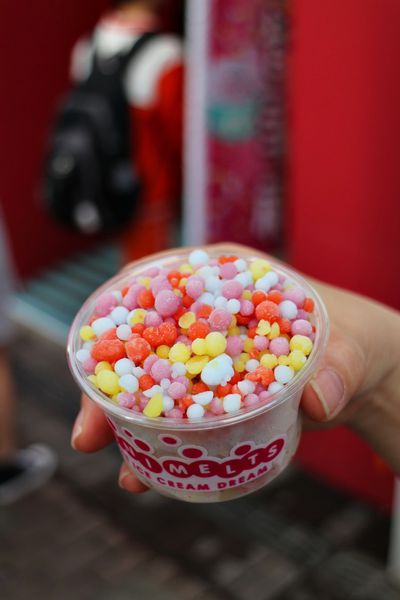 Mini Melts 粒粒冰淇淋、黑白巧克力 Mini Melts、棉花糖Mini Melts、彩虹世界Mini Melts、草莓牛奶冰淇淋Mini Melts、西門町漢中街