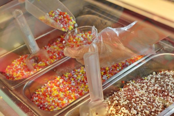 Mini Melts 粒粒冰淇淋、黑白巧克力 Mini Melts、棉花糖Mini Melts、彩虹世界Mini Melts、草莓牛奶冰淇淋Mini Melts、西門町漢中街