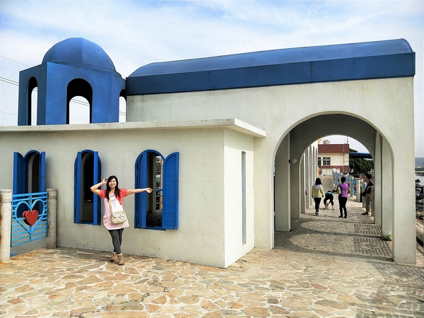 麗水漁港:【台中龍井景點】麗水驛站~百年漁港希臘風情 拍攝婚紗美照