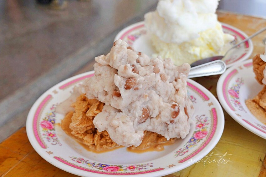 【宜蘭】黑秀冰店，超香濃花生，白泡泡牛奶，開水製作古早味細緻綿綿冰
