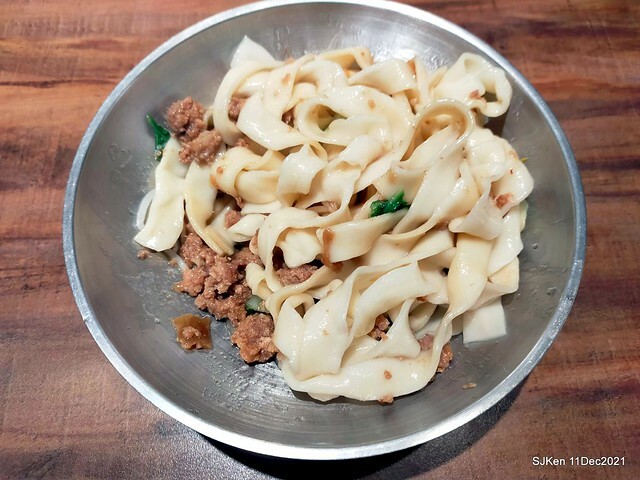 二訪「老北投」北投捷運店( Fried pork &water melon noodle), Taiwan local dishes, Taipei, Taiwan, SJKen, Dec 11, 2021.