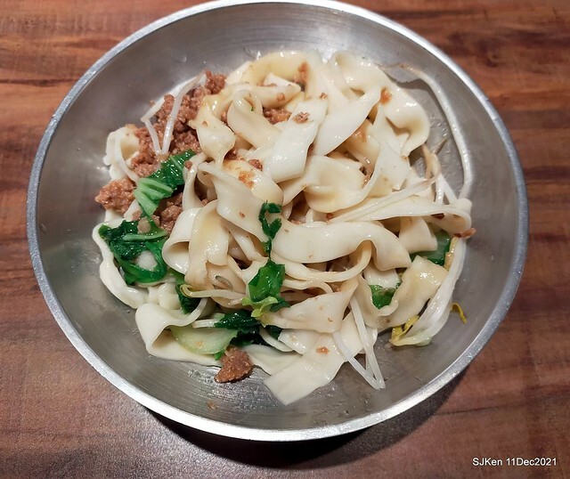 二訪「老北投」北投捷運店( Fried pork &water melon noodle), Taiwan local dishes, Taipei, Taiwan, SJKen, Dec 11, 2021.