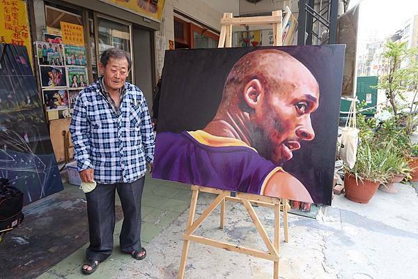 台南全美今日戲院-電影畫板-國寶級電影看板畫師顏振發2 台南全美今日戲院-電影畫板-國寶級電影看板畫師顏振發2