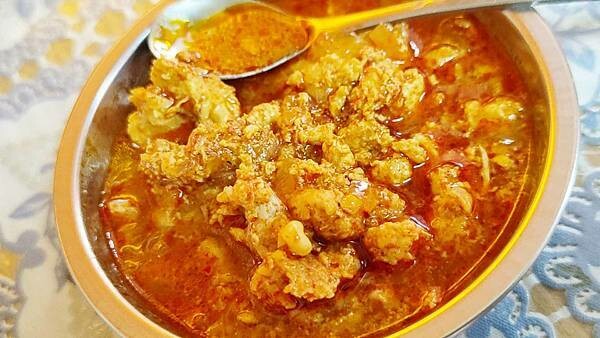 藍天印度烤餅｜中和緬甸街必吃美食，印度咖哩雞肉烤餅竟然只要６０元