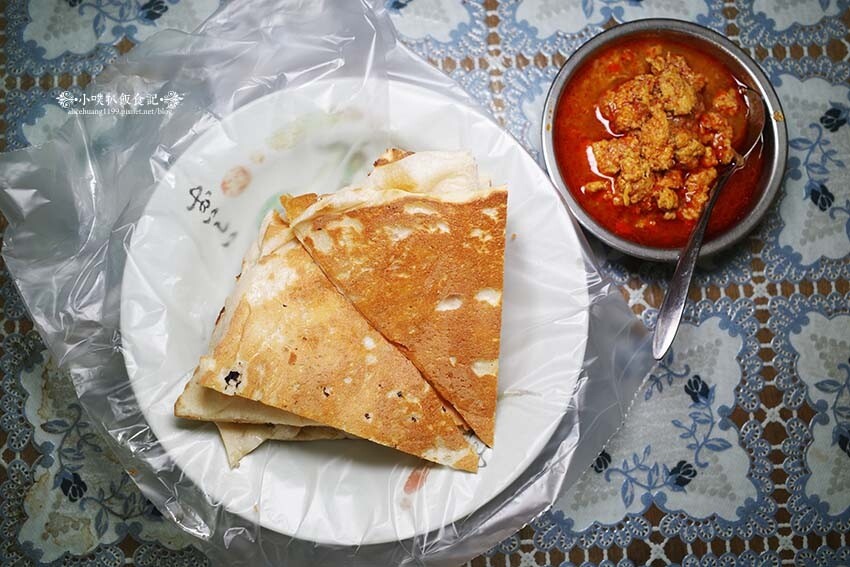 【中和緬甸街美食】『藍天印度烤餅』近南勢角站/平價、高CP值/洪金寶也說讚/大推印度烤餅、甩餅/雲南雞肉米