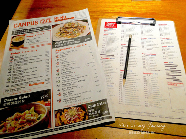 Campus Cafe(內湖店)：【Campus Cafe 內湖店】移植美國校園風 份量美味都無敵滿分的人氣店 木碗沙拉 明太子海鮮扁麵
