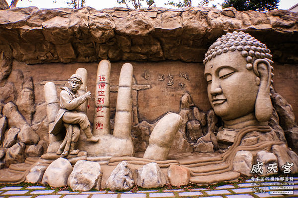 威天宮|桃園市龜山區唐式建築不燒香環保廟宇;東南亞室內最高大關聖帝君法像;來了就要許願,然後努力實踐它。